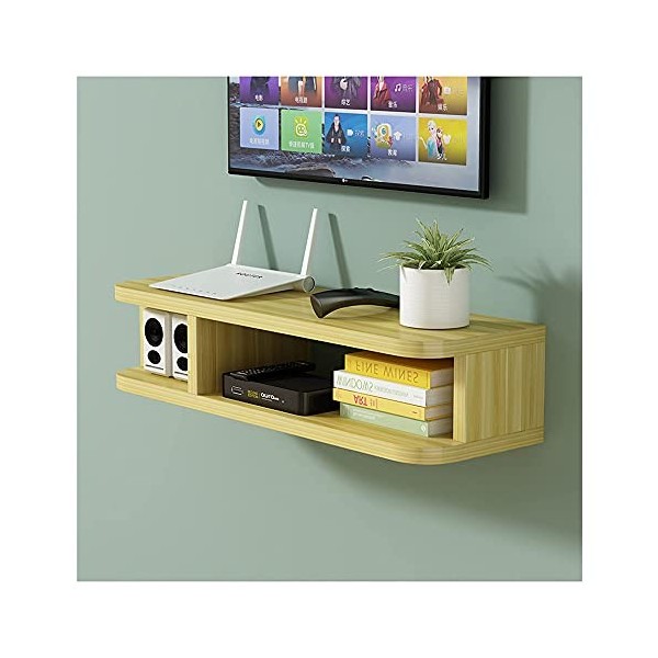 StrOux Meuble TV Flottant Meuble TV Meuble TV Unités murales pour Salon Console multimédia Meuble TV Meuble Mural avec Gestio