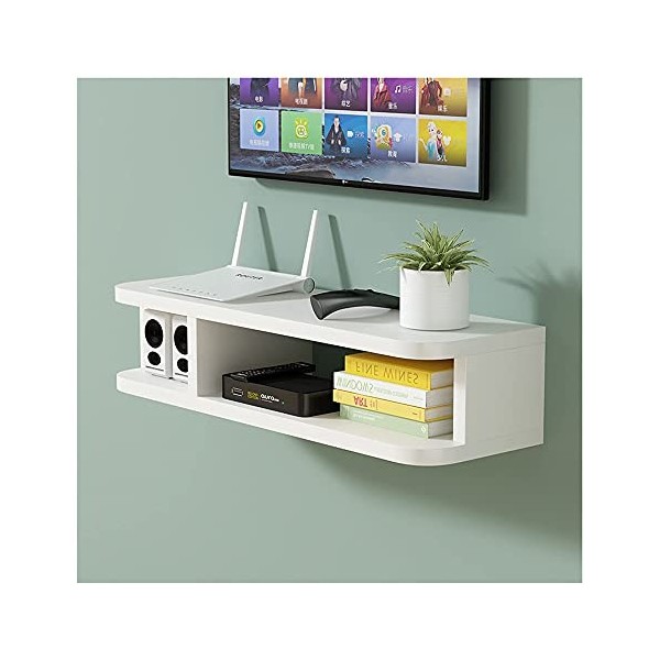 StrOux Meuble TV Flottant Meuble TV Meuble TV Unités murales pour Salon Console multimédia Meuble TV Meuble Mural avec Gestio