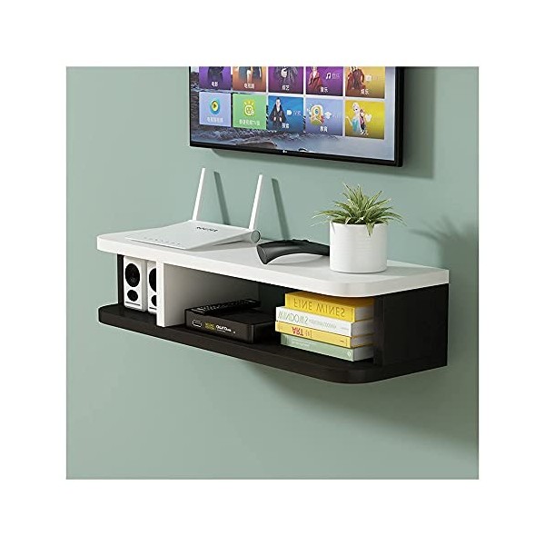 StrOux Meuble TV Flottant Meuble TV Meuble TV Unités murales pour Salon Console multimédia Meuble TV Meuble Mural avec Gestio