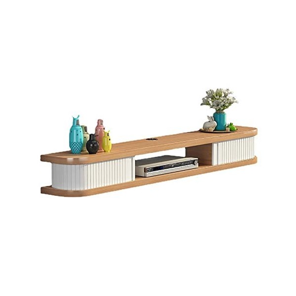WANGPP Meuble TV Suspendu,Étagère TV Murale,Meuble TV Flottant/Meuble TV,Console TV en Bois pour Salon,Composant Darmoire De