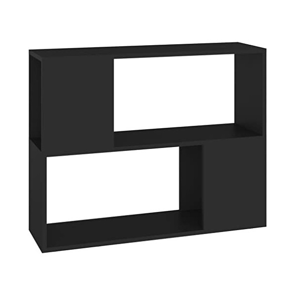 Meuble TV | Style Elégance | Rangement matériel télé Audio Video Gaming | 80x24x63cm Noir