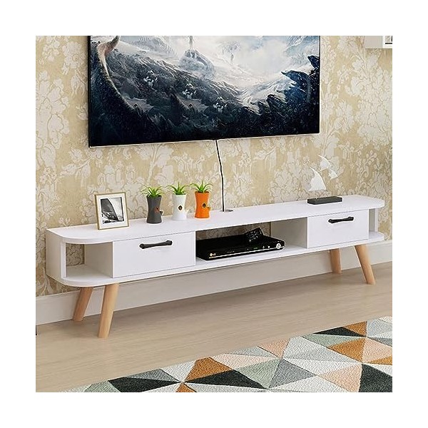 Meuble TV mural Étagère TV flottante Étagère murale Console TV multimédia Support TV Huche audio/vidéo Étagère électronique p