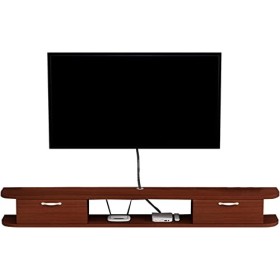 Uvency Meuble Tv Mural Console Multimédia Murale ， Étagère de Stockageo Vidéo Flottante ， Étagère Flottante Pour Composants d