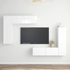 VEEKI Meuble TV, Meuble TV Suspendu, Meuble, Meuble TV avec Rangement，Meuble Industriel, Convient pour Salon ou Chambre, Ense