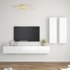 VEEKI Meuble TV, Meuble TV Suspendu, Meuble, Meuble TV avec Rangement，Meuble Industriel, Convient pour Salon ou Chambre, Ense