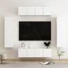 VEEKI Meuble TV, Meuble TV Suspendu, Meuble, Meuble TV avec Rangement，Meuble Industriel, Convient pour Salon ou Chambre, Ense