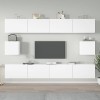VEEKI Meuble TV, Meuble TV Suspendu, Meuble TV Industriel, Meuble TV Bois, Meuble Chambre, Convient pour Salon ou Chambre, En