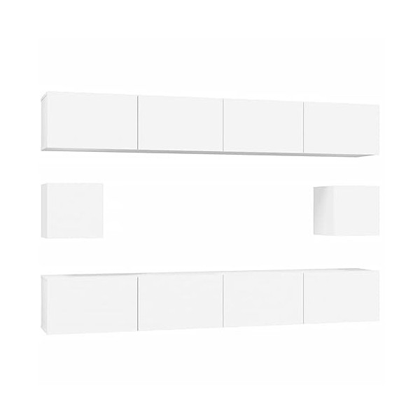 VEEKI Meuble TV, Meuble TV Suspendu, Meuble TV Industriel, Meuble TV Bois, Meuble Chambre, Convient pour Salon ou Chambre, En