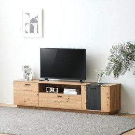 Meuble TV, Meuble TV, Meuble TV, Table TV pour téléviseurs jusquà 80 Pouces 1,8 m , Meuble TV pour Salon 180x40x47cm-2 Port