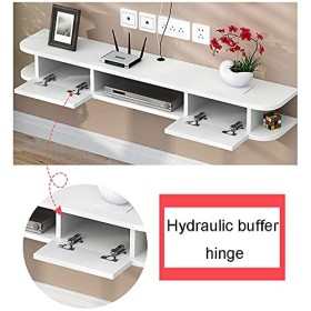 RUtavm Meuble TV Flottant, Meuble TV, unités murales pour Salon, Meuble TV, Meuble Mural, Console TV en Bois pour Salon, Sall