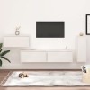 WREWING Meuble TV,Bas Table TV Support de Télévision en Bois pour Salon Chambre Salle à Manger,Support pour Téléviseur Jusqu’