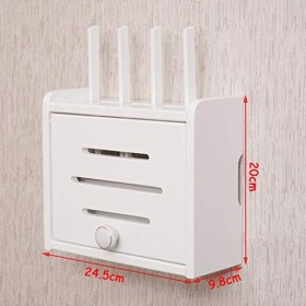 FHKBB Étagère Flottante Étagère Flottante Étagère Murale pour Meuble TV Console TV Étagère pour routeur Étagère DVD Décodeur 