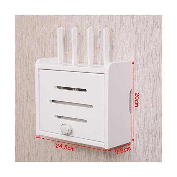 FHKBB Étagère Flottante Étagère Flottante Étagère Murale pour Meuble TV Console TV Étagère pour routeur Étagère DVD Décodeur 