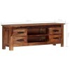 GOTOTOP Meuble de télévision, Meuble TV Buffet en Bois de sheesham Meuble TV pour Salon pour Maison pour intérieur