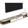 Uvency Console Multimédia Murale, Meuble Tv Flottant, Étagère de Rangement Multimédia Pour Chambre À Coucher, 100/120/140 Cm,