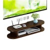 SORVA Meuble TV, Lowboard TV, étagères flottantes, étagère Flottante pour Composants de Meuble TV, décoration Murale de Fond 