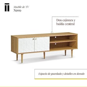 SHIITO Meuble TV, 150 x 40 x 55 cm