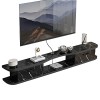 EsEntL Meuble TV Mural, Console multimédia Murale avec 2 Portes 39,3/47,2/55,1", étagère Flottante pour Composants de Meuble 