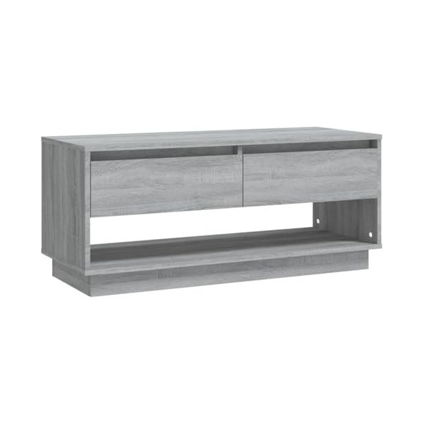 Meuble TV,Étagère TV Flottante, Support de Télévision Flottant Fixé au Mur Centre de Console Multimédia de Divertissement Gra