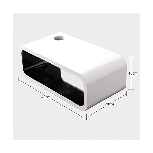 Meuble TV Meuble TV Unités Murales pour Salon Meuble TV Mural Étagère Unité De Rangement Étagère Lecteur DVD/Blu-Ray Boîtier 