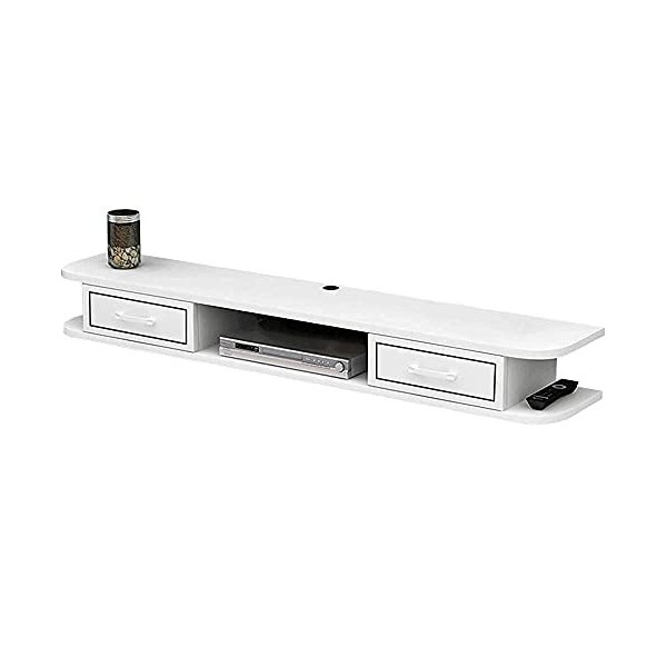 EsEntL Meuble TV Unités murales TV pour Salon Étagère Flottante Meuble TV Mural Console TV Support de Rangement pour Divertis