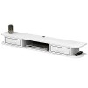 EsEntL Meuble TV Unités murales TV pour Salon Étagère Flottante Meuble TV Mural Console TV Support de Rangement pour Divertis