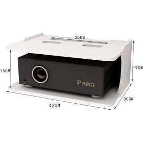 Suuim Meuble TV Unités murales TV pour Salon Étagère de décodeur Cloison Flottante Stockage multimédia Mural Grande capacité 