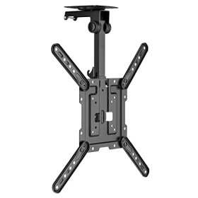 Support de plafond pliable en aluminium pour TV I Entièrement mobile I 23-55" I 58-140 cm