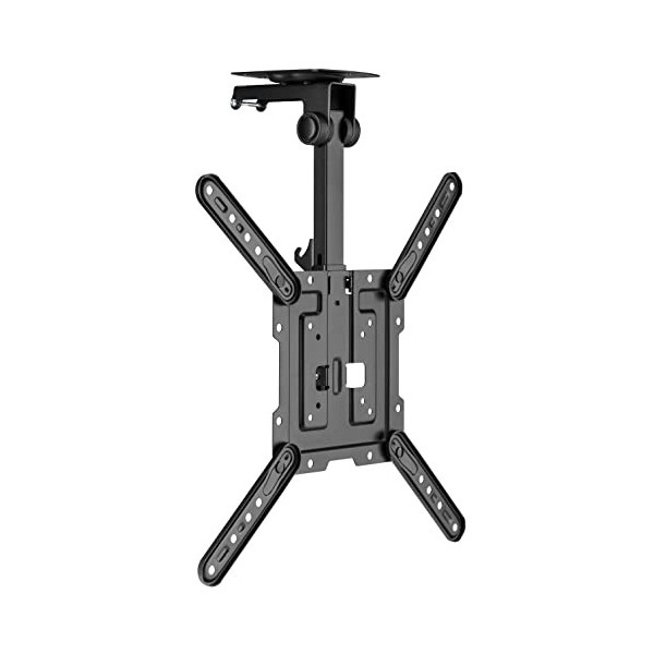 Support de plafond pliable en aluminium pour TV I Entièrement mobile I 23-55" I 58-140 cm