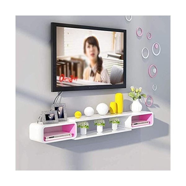 Meuble TV Meuble TV Unités Murales pour Salon TV Mur Décodeur Étagère De Fond Murale Cloison Créative Salon Décoration Étagèr
