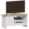 Vida Designs Arlington Meuble TV 1 Porte Blanc