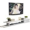 XIBANY Meuble TV, Lowboard TV, Étagères Flottantes, Console Média TV Murale, Cloison de Rangement pour Décodeur, Une Variété 
