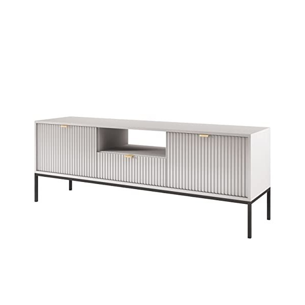 Mirjan24 Sivone RTV154 Meuble TV bas 2 portes et tiroir Meuble bas Meuble TV Meuble bas Meuble TV Table TV Table TV Table TV 