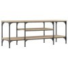 vidaXL Meuble TV chêne Sonoma 121x35x45 cm Bois dingénierie et Fer