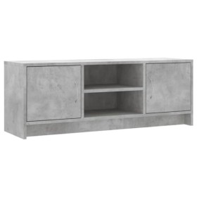 Maxspace TV Meuble, Meuble Tele, Meuble TV Chambre, Meuble TV Iindustrielgris béton 102x30x37,5 cm Bois dingénierieConvient 