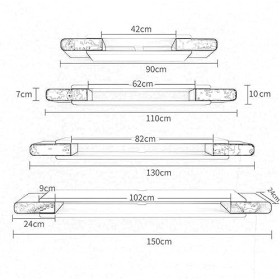EsEntL Meuble TV Unités Murales TV pour Salon Étagère Flottante Meuble TV Mural Étagère de Fond pour Lecteur DVD/Blu-Ray Mura