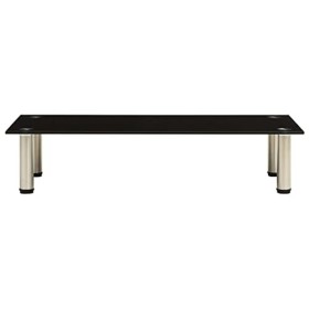 Meuble TV | Style Contemporain | Rangement matériel télé Audio Video Gaming | 80x35x17cm Noir