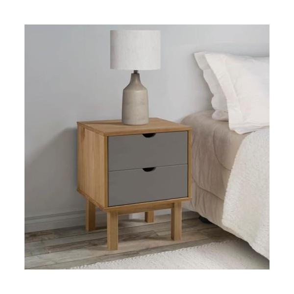 Suuim Meuble TV en Bois, Meuble TV, Centre de Divertissement avec 1 étagère et 2 Compartiments pour Le Salon, 44,7" x16,9 x22