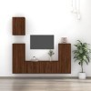 VEEKI Meuble TV, Meuble TV Suspendu, Meuble TV Industriel, Meuble TV Bois, Meuble Chambre, Convient pour Salon ou Chambre, En