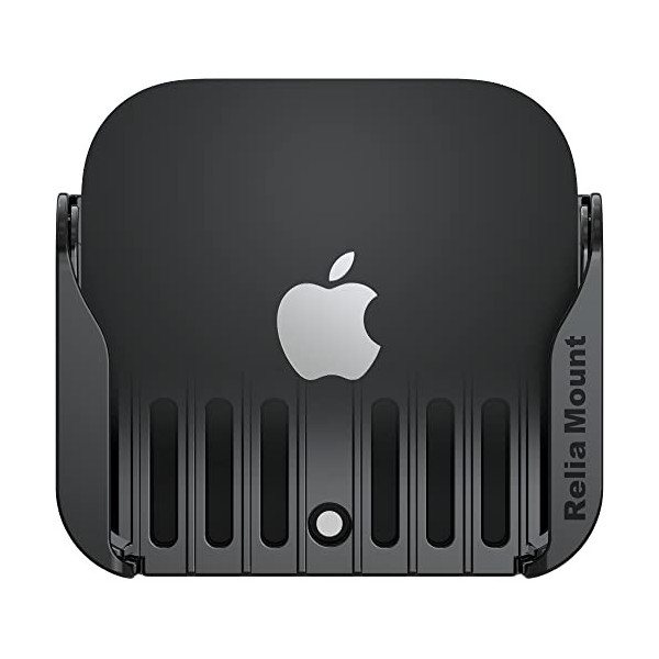 ReliaMount Pour Apple TV - Support compatible avec toutes les générations dApple TV y compris tous les modèles Apple TV 4K 