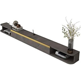 Meuble TV Meubles TV, Routeurs Projecteurs Consoles de Jeux Présentoir Meubles TV Muraux avec Trous de Câbles, Adapté au Salo