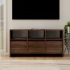 Meuble TV Chêne marron 102x37,5x52,5 cm Aggloméré