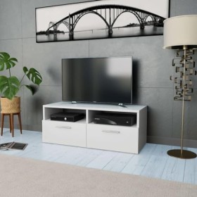 Meuble TV,Étagère TV Flottante, Support de Télévision Flottant Fixé au Mur Centre de Console Multimédia de Divertissement Gra