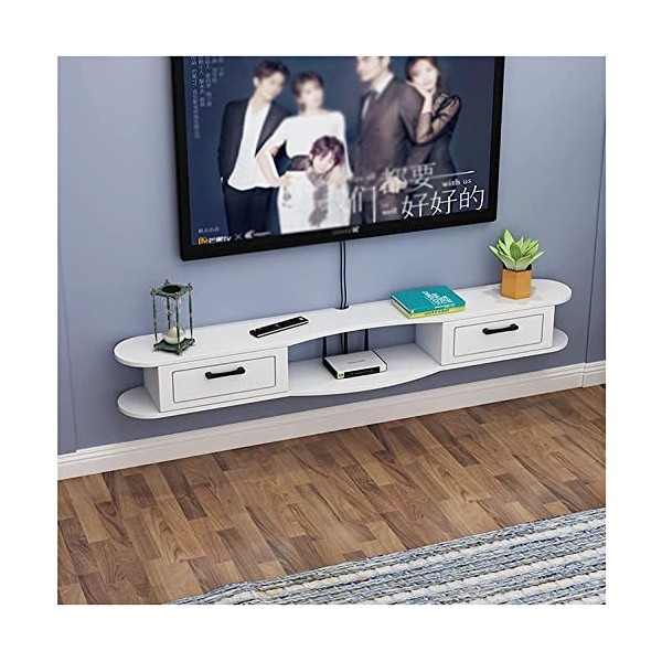 Meuble TV Meuble TV Unités Murales pour Salon Console Multimédia Meuble TV Flottant Meuble TV Mural pour Salon Salle de Diver