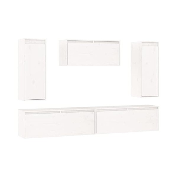 VEEKI Meuble TV, Meuble TV Suspendu, Meuble TV Industriel, Meuble TV Bois, Meuble Chambre, Convient pour Salon ou Chambre, Me