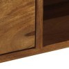 finlon Meuble TV en Bois Massif Premium 140x40 cm : Centre de Divertissement Console Multimédia Meuble TV en Bois