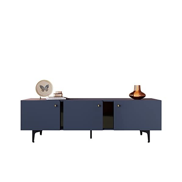 Mirjan24 Meuble TV Lowboard 165 3D Colours CS06 avec 3 portes et 6 compartiments, Meuble TV avec système de fermeture amorti,