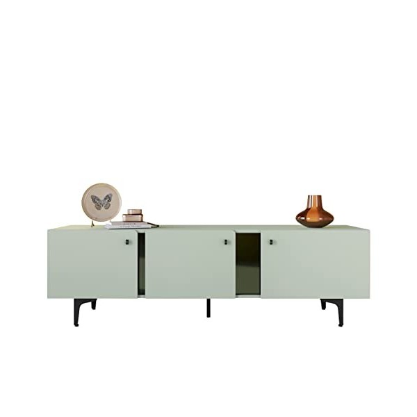 Mirjan24 Meuble TV Lowboard 165 3D Colours CS06 avec 3 portes et 6 compartiments, Meuble TV avec système de fermeture amorti,