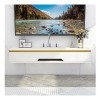 Meuble TV Meuble TV Flottant Meuble TV Meuble TV Unités murales pour Salon Meuble TV Armoire Murale Console TV Unité de Diver