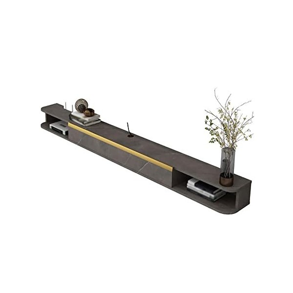 Kamnik Meubles TV, routeurs, projecteurs, Consoles de Jeux, présentoir, Meubles TV muraux avec Trous pour câbles, Convient po